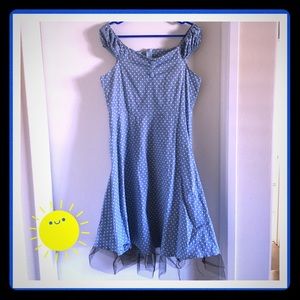 Retro Style Polka Dot Summer Dress